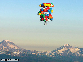 Traveling by ballon